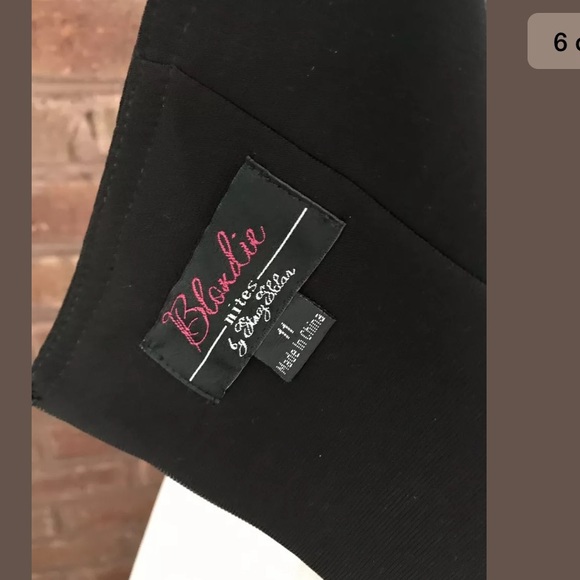 Blondie Nites Halter A-Line Formal Prom Dress - Picture 7 of 8